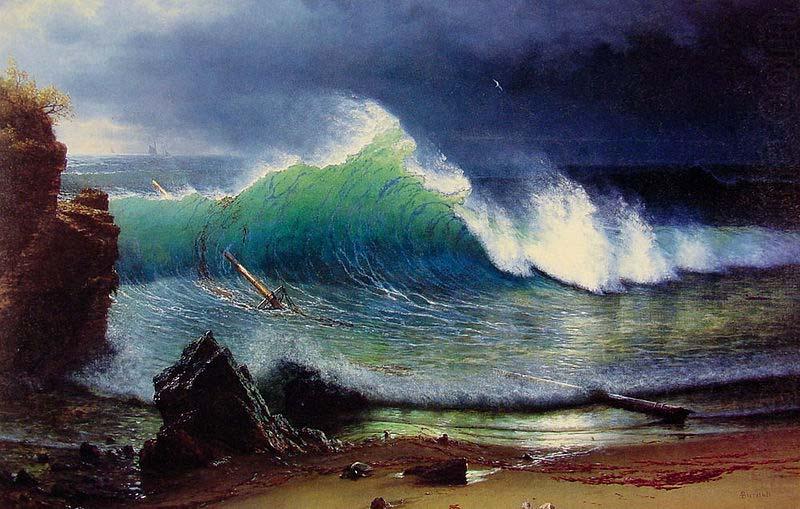 Albert Bierdstadt The Shore of the Turquoise Sea china oil painting image